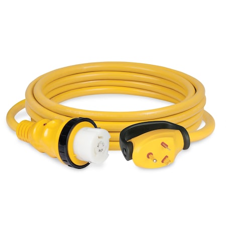 Marinco 50A 125/250V TWIST LOCK TO 30A 125V RV STRAIGHT BLADE 25 124ARV-25